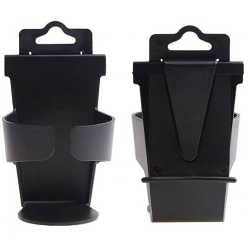 Universal Drink Cup Holder Vehicle Door Mount Beverage Bottle Can Stand For Car Van Truck Black