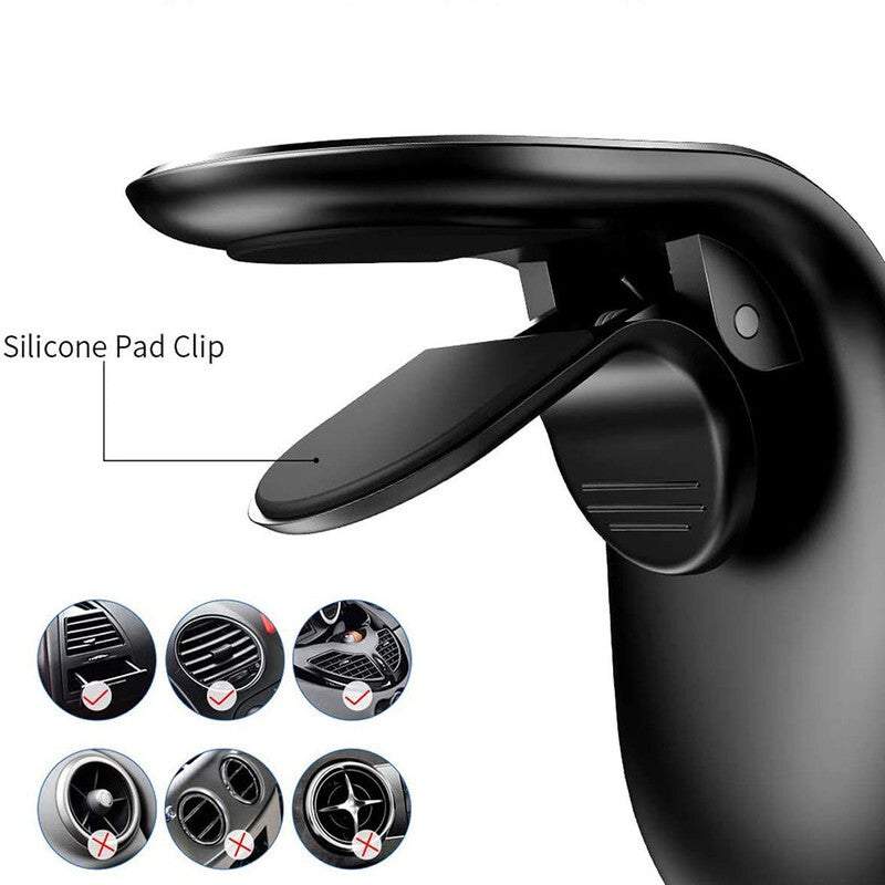 Car Phone Holders Universal Magnetic Clip Air Vent 360 Locator Technology Bracket