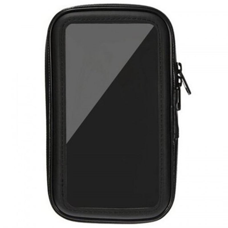 Universal Motorcycle Bike Bicycle Handlebar Waterproof Phone Mount Bag Holder Case Black