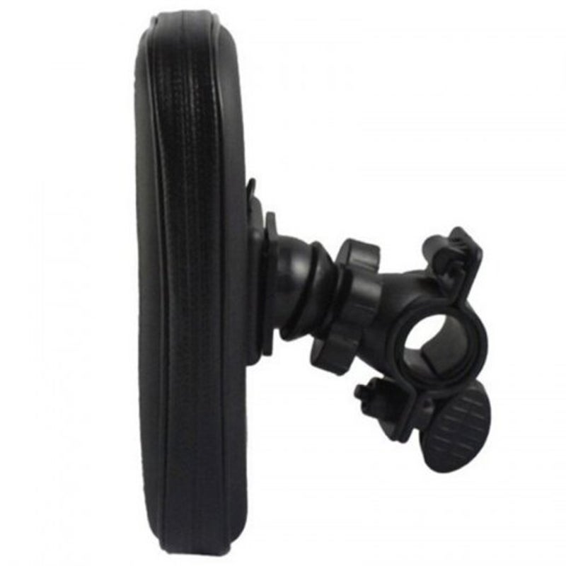 Universal Motorcycle Bike Bicycle Handlebar Waterproof Phone Mount Bag Holder Case Black