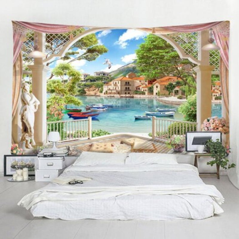 Universal Polyester Printing Tapestry Wall Decoration Multi 230180Cm