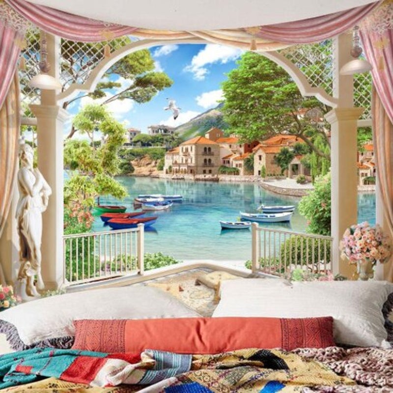 Universal Polyester Printing Tapestry Wall Decoration Multi 230180Cm