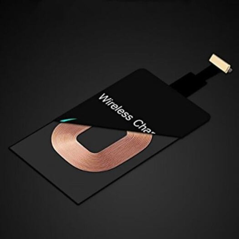 Universal Qi Wireless Charger Receiver Black