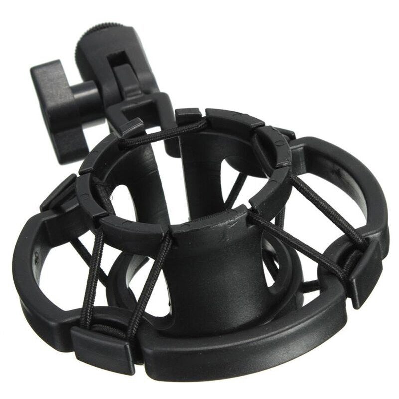 Universal Shock Proof Microphone Mount Plastic Studio Holder Stand Clip For Large Diaphram Condenser