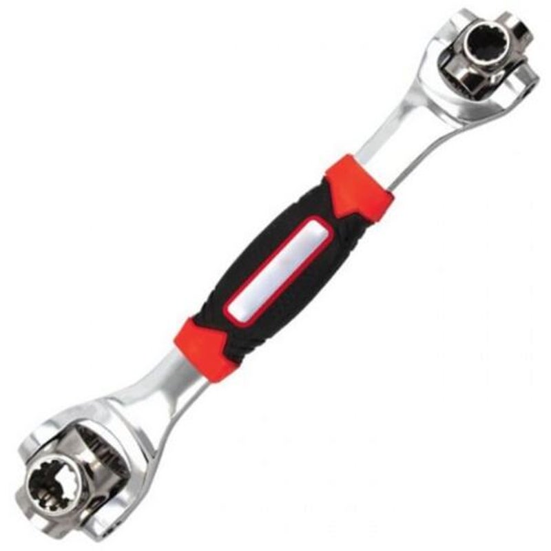 Universal Socket Wrench Multi Function Tool Silver