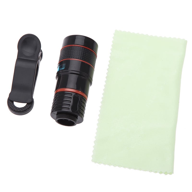 Universal Special Design 8X External Zoom Phone Camera Lens With Clip