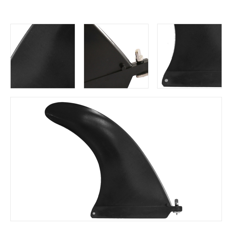 Surf Board Tail Rudder Water Fin Simple Surfboard Paddle Accessories Black