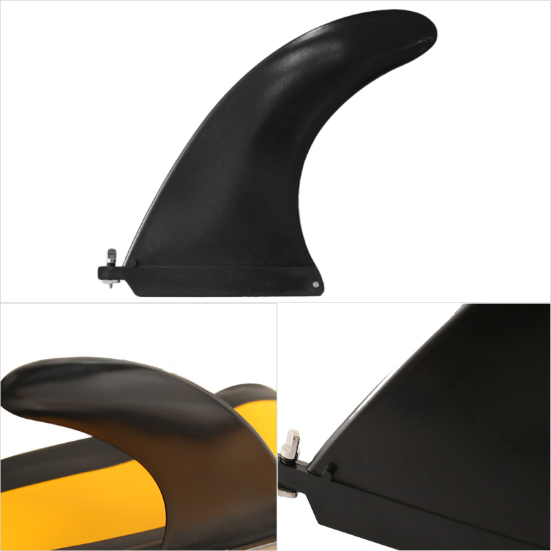 Surf Board Tail Rudder Water Fin Simple Surfboard Paddle Accessories Black