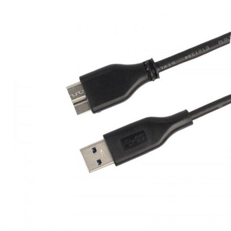 Usb 3.0 Male To Micro B Cable For External Hard Drive Disk Hdd Usb3.0 Black