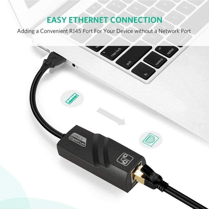 Network Cards Adapters Usb 3.0 To Ethernet Driver Free 10 / 100 1000 Mbps Rj45 Lan Wired Gigabit For Windows 8.1 7 Xp Li