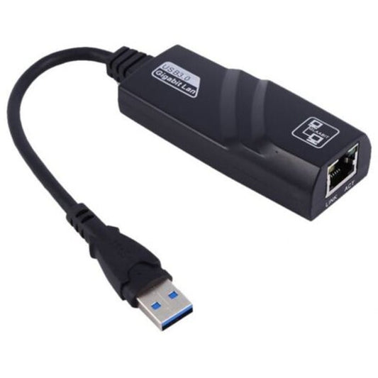 Usb 3.0 To Rj45 Ethernet Lan Network Adapter 1000Mbps Black