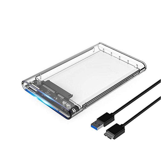 Portable External Hard Drives Usb 3 Enclosure Casing For 2.5 Inch 7Mm / 9.5Mm Sata Hdd Ssd Support Uasp Iii Max 2Tb Tool
