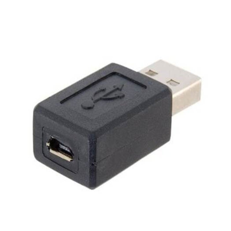 Usb A Male To Micro Female Adapter Black