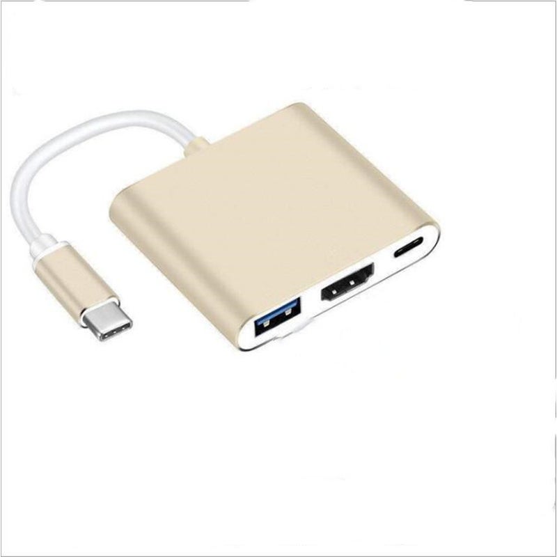 Usb C Hdmi Type Mac 3.1 Converter Adapter Typec To Hdmiusb 3.0Type Aluminum For Apple Macbook
