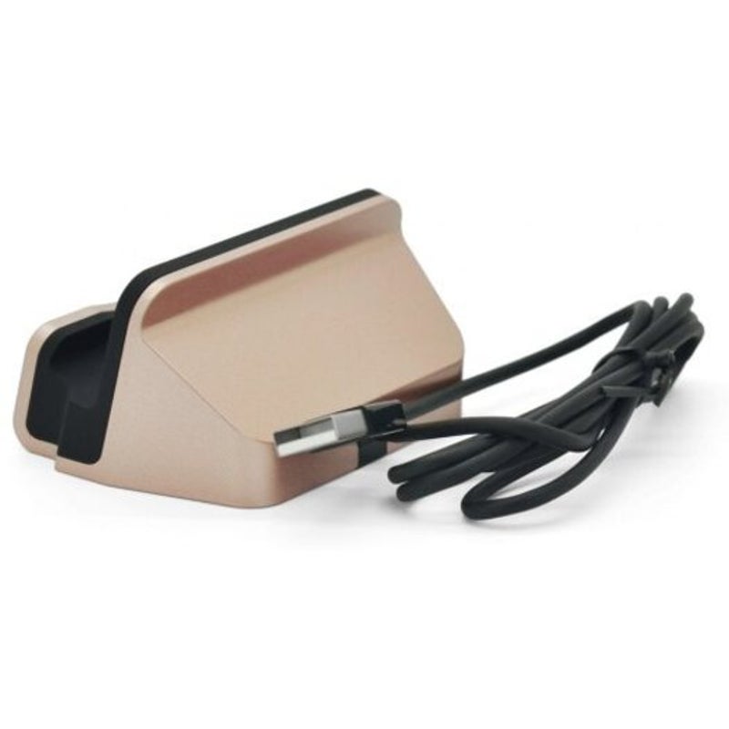 Usb Charging Station Charger Dock For Iphone 8 / Plus X 7 6 Champagne Gold