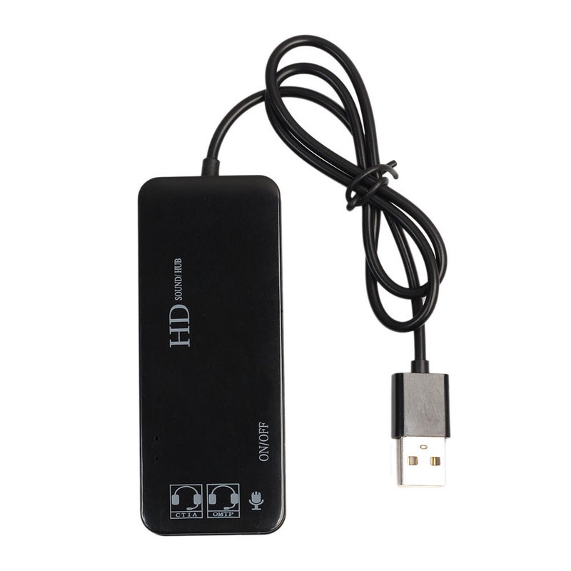 Usb Hub Stereo Dj External Sound Card Headset Microphone Adapter For Pc Laptop Pro Imac Notebook Accessoriest2