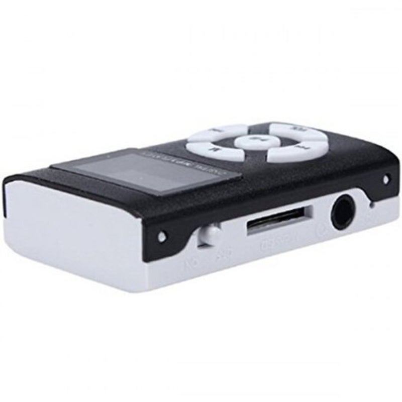 Usb Mini Mp3 Player Lcd Screen Support 32Gb Micro Sd Tf Card Black