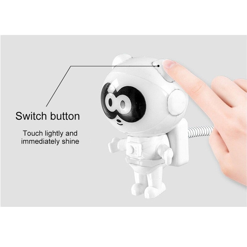 Night Light Led Reading Lamp Usb Flexible Desk For Computer Laptop Decor