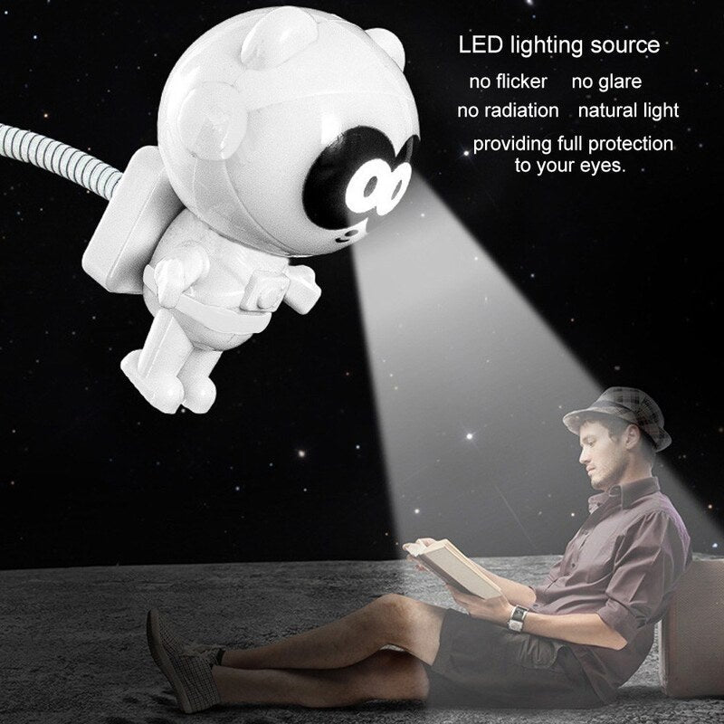 Night Light Led Reading Lamp Usb Flexible Desk For Computer Laptop Decor