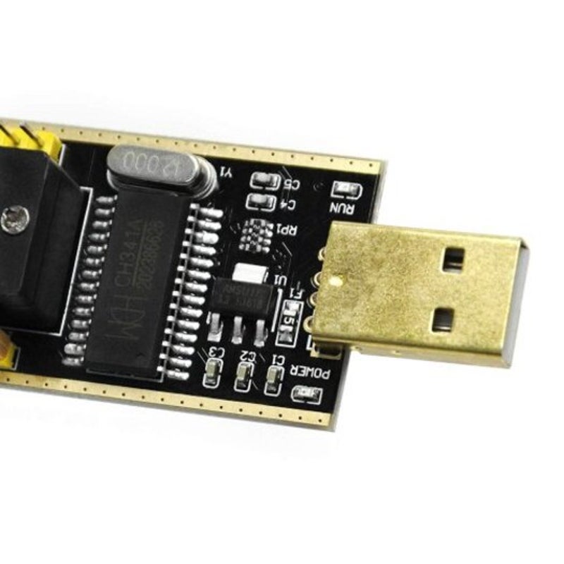 Usb Programmer Ch341a Series Burner Chip 24 Eeprom Bios Lcd Writer 25 Spi Flash Black