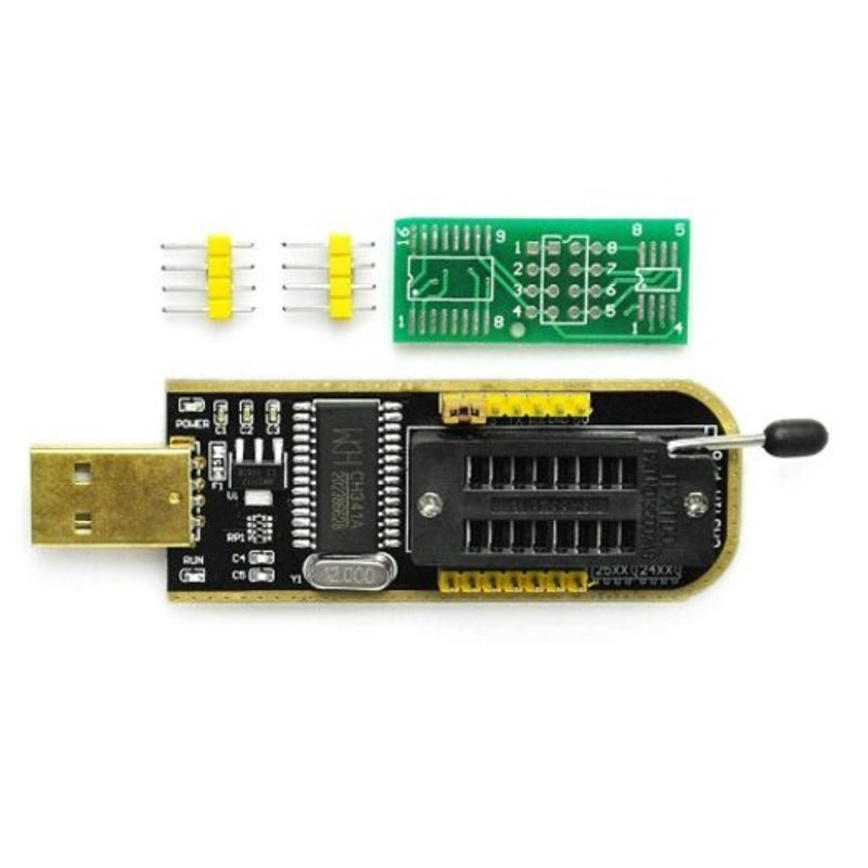 Usb Programmer Ch341a Series Burner Chip 24 Eeprom Bios Lcd Writer 25 Spi Flash Black