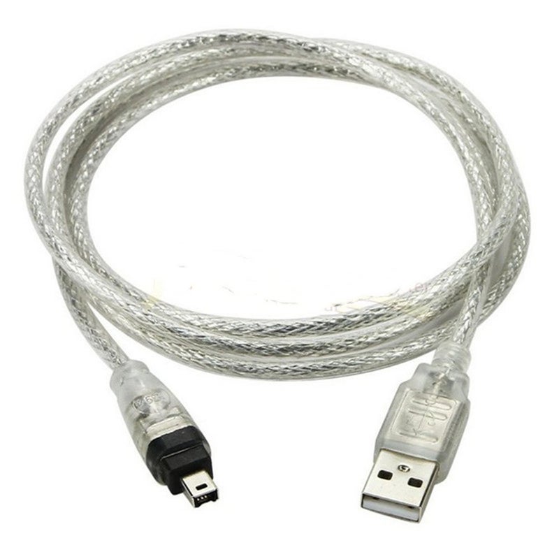 Usb To 1394 4Pin Cable Male Firewire Ieee Ilink Adapter Cord For Sony Dcr Trv75e Dv