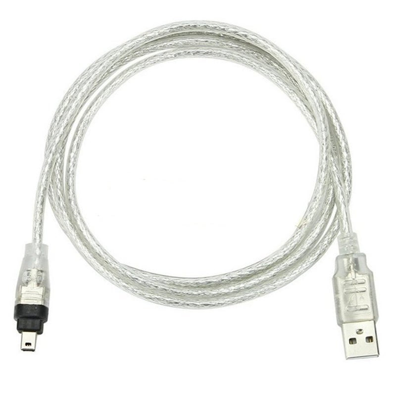 Usb To 1394 4Pin Cable Male Firewire Ieee Ilink Adapter Cord For Sony Dcr Trv75e Dv