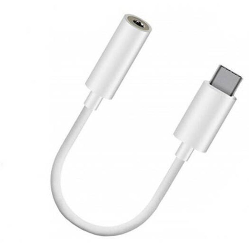 Usb Type C To 3.5Mm Audio Connector Adapter White