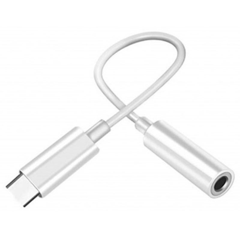 Usb Type C To 3.5Mm Audio Connector Adapter White