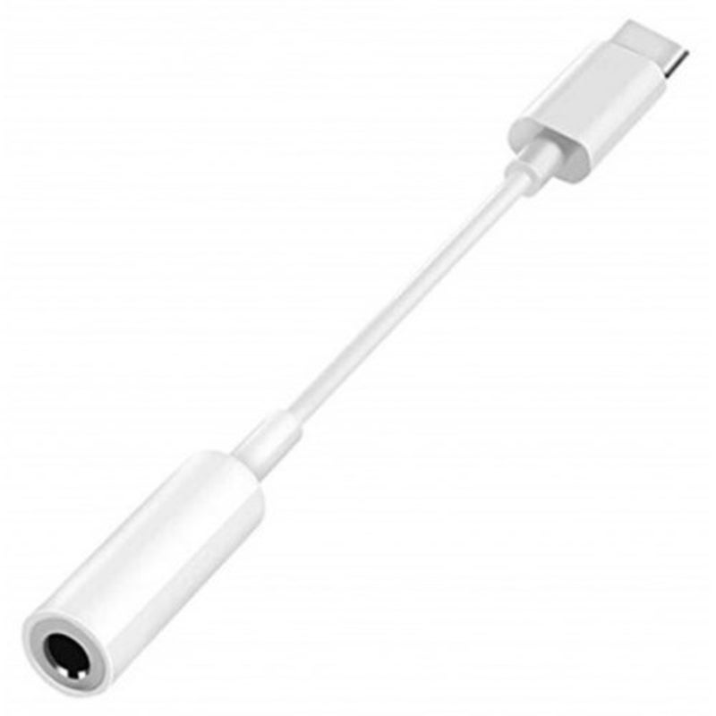 Usb Type C To 3.5Mm Audio Connector Adapter White