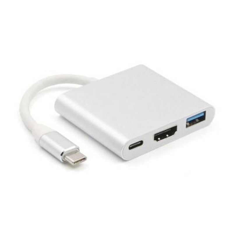 Usb Type C To Hdmi 4K 3.0 Charging Adapter Converter For Macbook Pro Pixel Silver