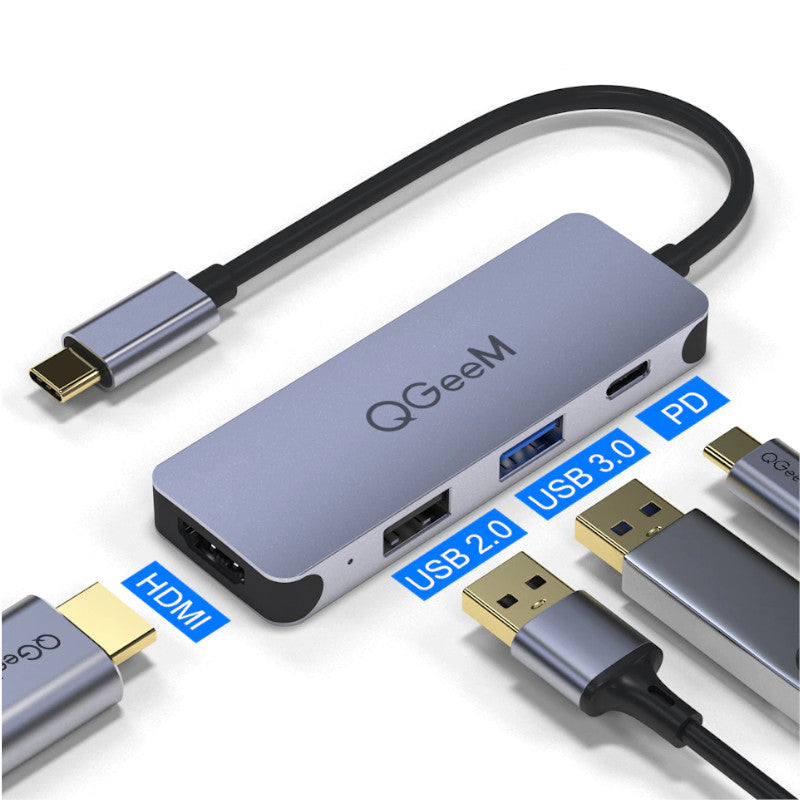 Usb C Hub For Macbook Pro Multi 3.1 Type 3.0 2.0 Hdmi Adapter Pd Dock Huawei Mate 20 Splitter
