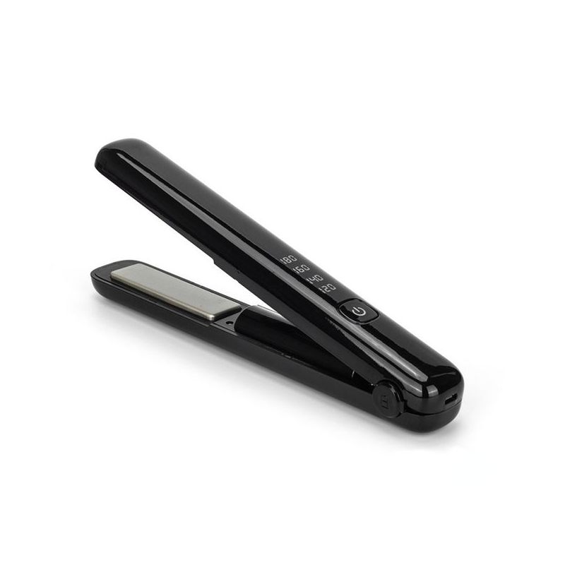Usb Rechargeable Portable Mini Wireless Curling Iron Hair Straightener Dual Purpose