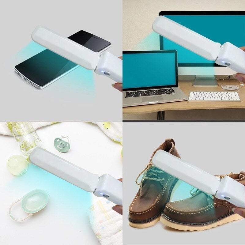 Uv Light Handheld Lamp Protection Foldable Ultraviolet Cleaning Travel