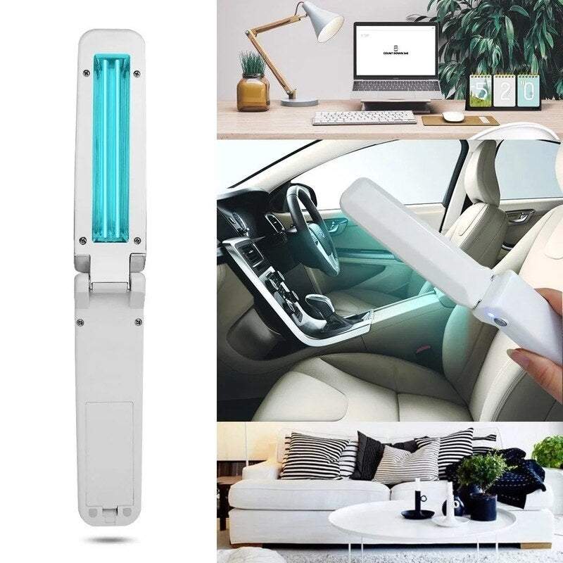 Uv Light Handheld Lamp Protection Foldable Ultraviolet Cleaning Travel