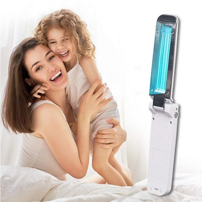 Uv Light Handheld Lamp Protection Foldable Ultraviolet Cleaning Travel