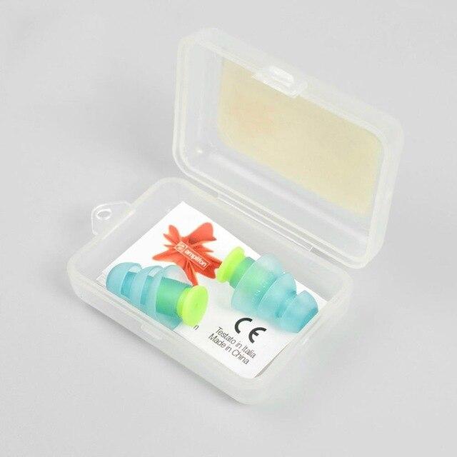 Reusable Noise Cancelling Silicone Earplugs