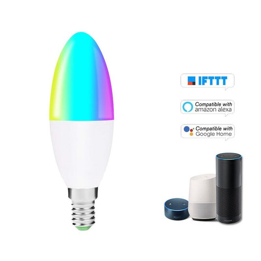 V16 S Smart Wifi Led Bulb 6W E14 Dimmable Light 02