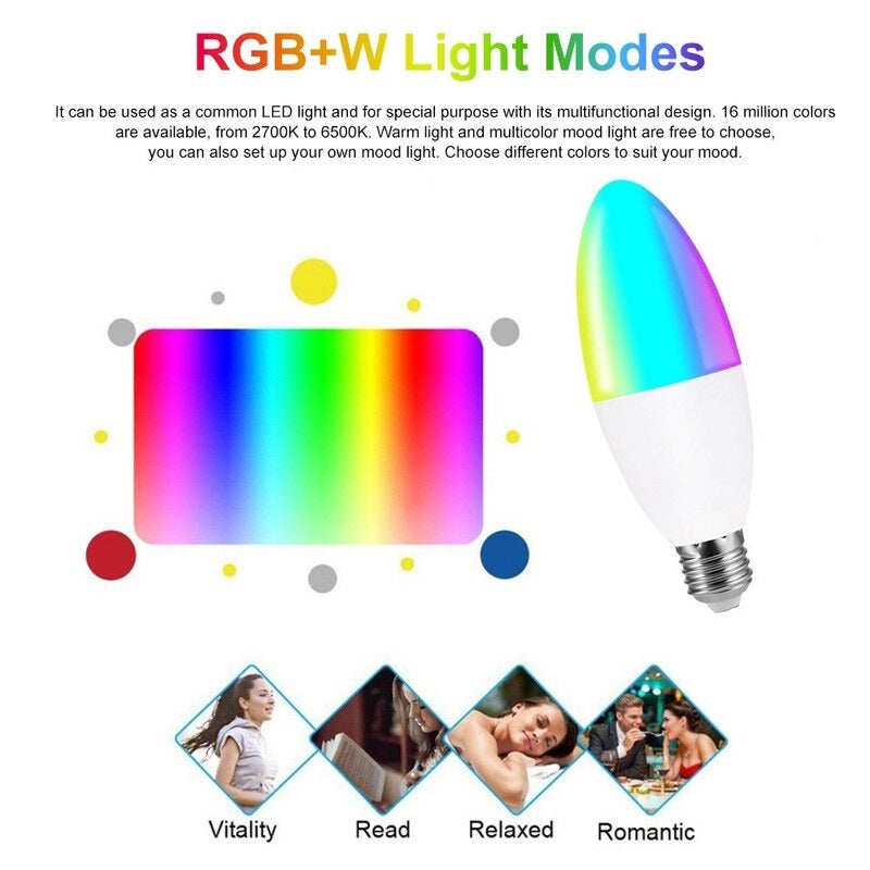 V16 S Smart Wifi Led Bulb 6W E26 Dimmable Light 03