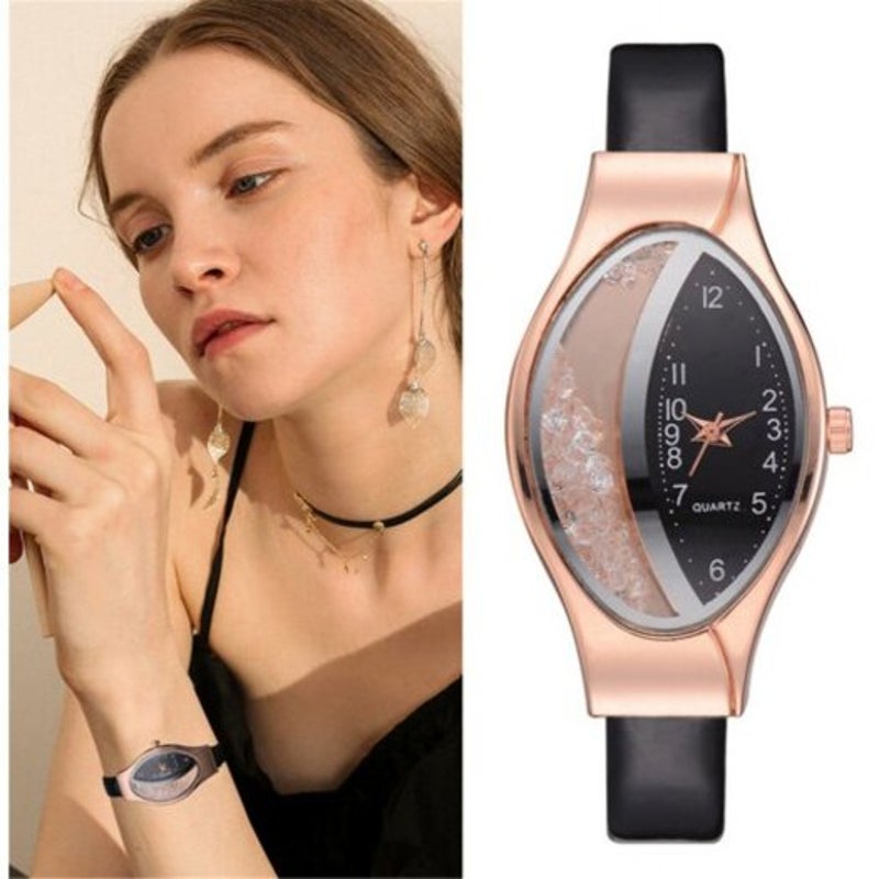 Veile Studios V5 Woman Fine Strap Luxury Brand Bracelet Quartz Wristwatch Multi