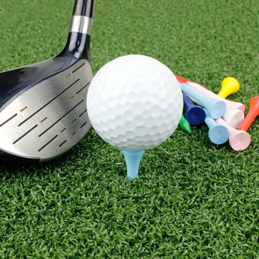 40 Golf Tees With Ball Holder 70Mm