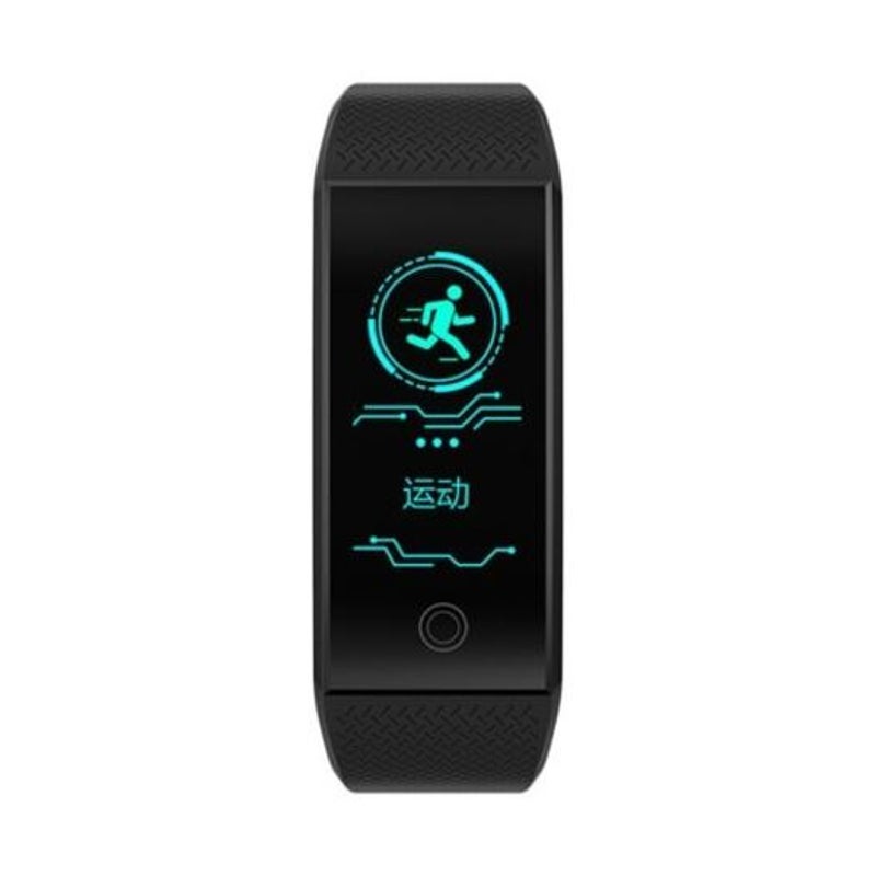 V6 Qw18 Fitness Pedometer Bluetooth Heart Rate Blood Pressure Sensor Smartwatch Multi D