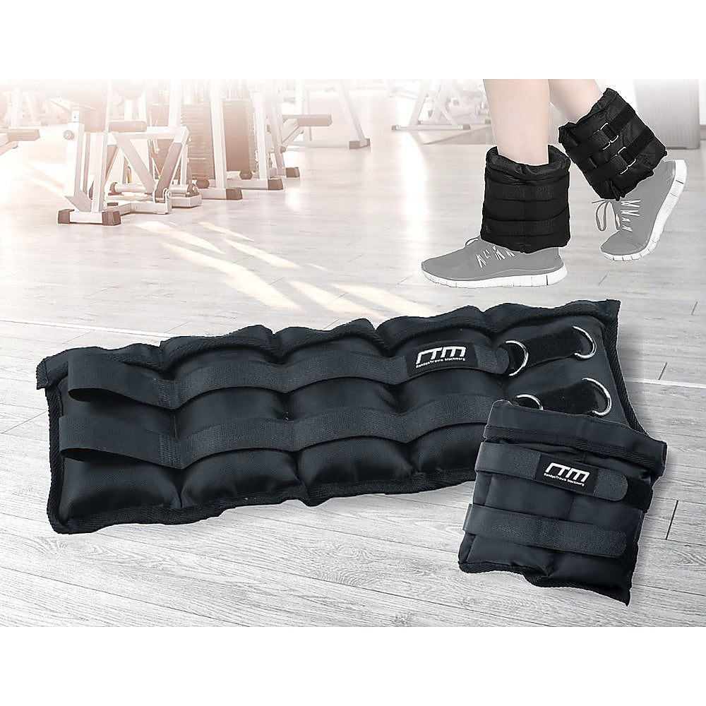 Randy & Travis Machinery 10Kg Ankle/Wrist Weight Straps