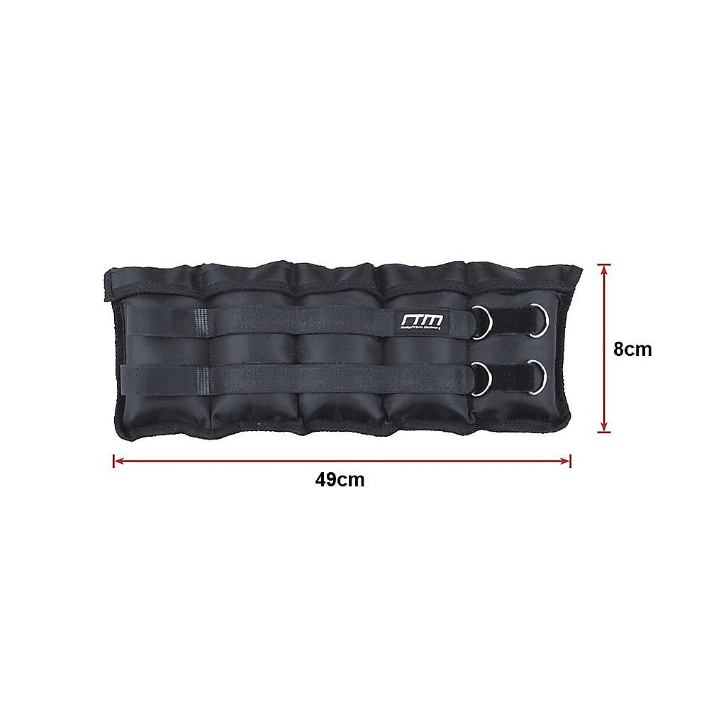 Randy & Travis Machinery 10Kg Ankle/Wrist Weight Straps