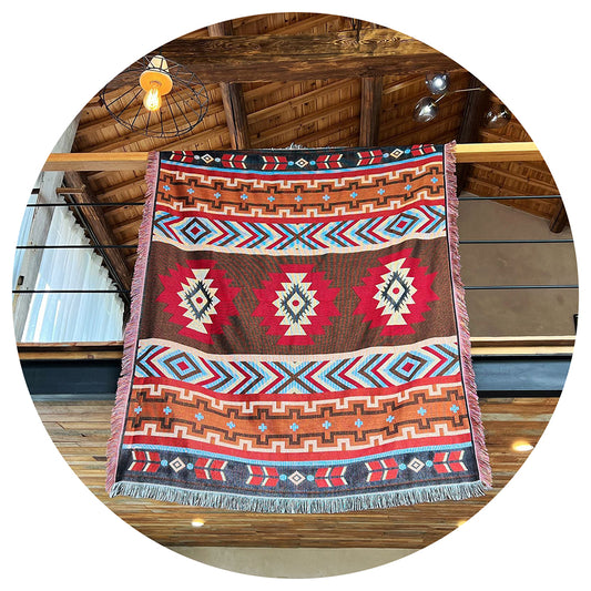 1 Sets of Elosung 1 Sets Of Bohemian Waterproof Picnic Blanket Camping Outdoor Rug 2 Pack