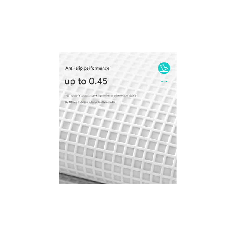 Blue Bath Mat Super Absorbent Non-Slip Bathroom Floor 40X60cm