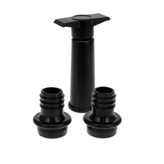 Vacuum Wine Bottle Stopper Saver Sealer Black