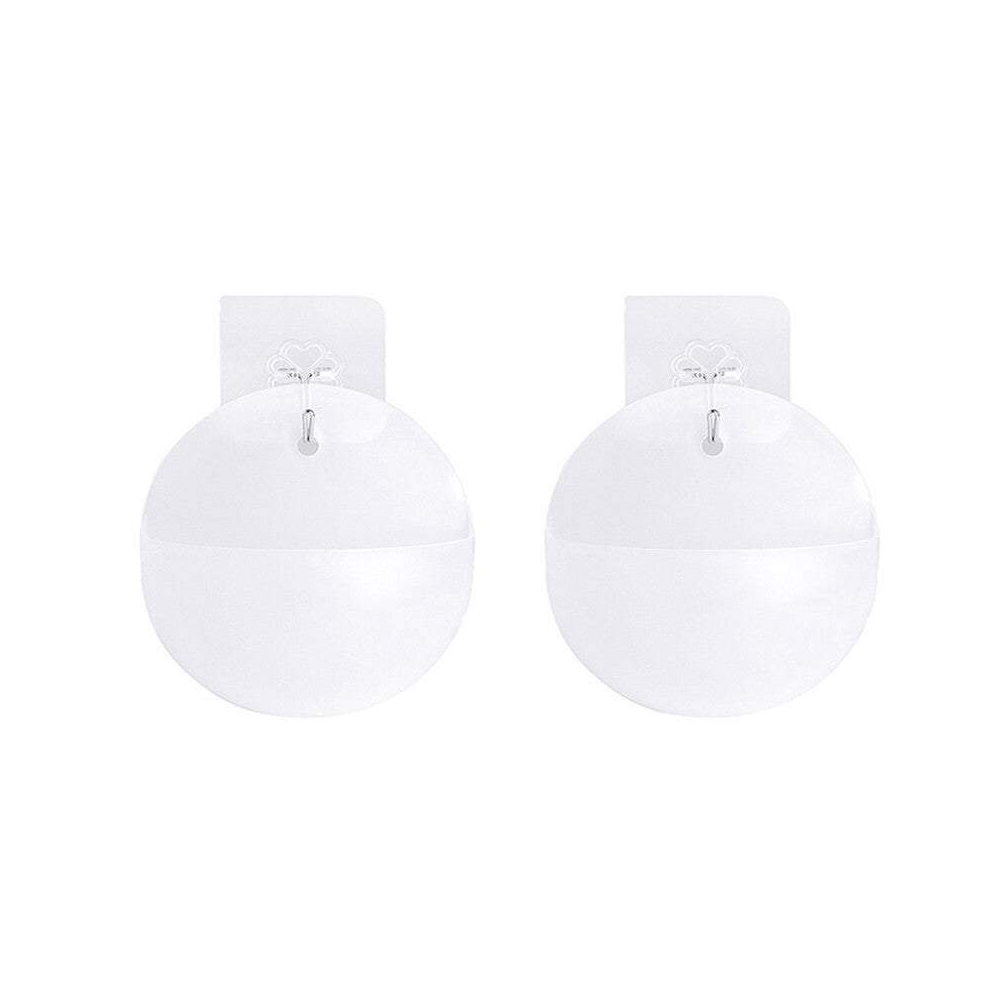 Vases Decorative Pots Plastic Half Round Mini Wall Plant Hanging