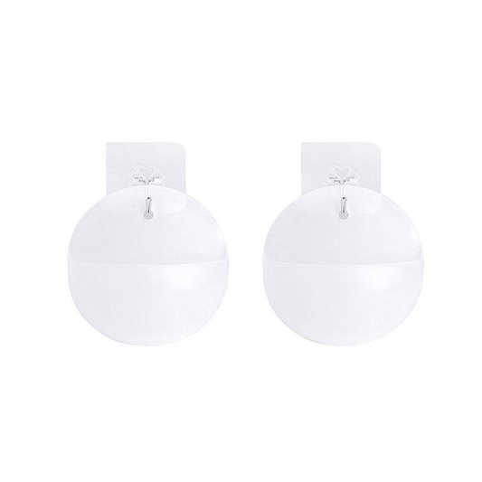 Vases Decorative Pots Plastic Half Round Mini Wall Plant Hanging
