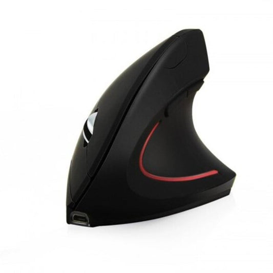 Vertical Ergonomic Optical Mouse Wireless Charging Version Black